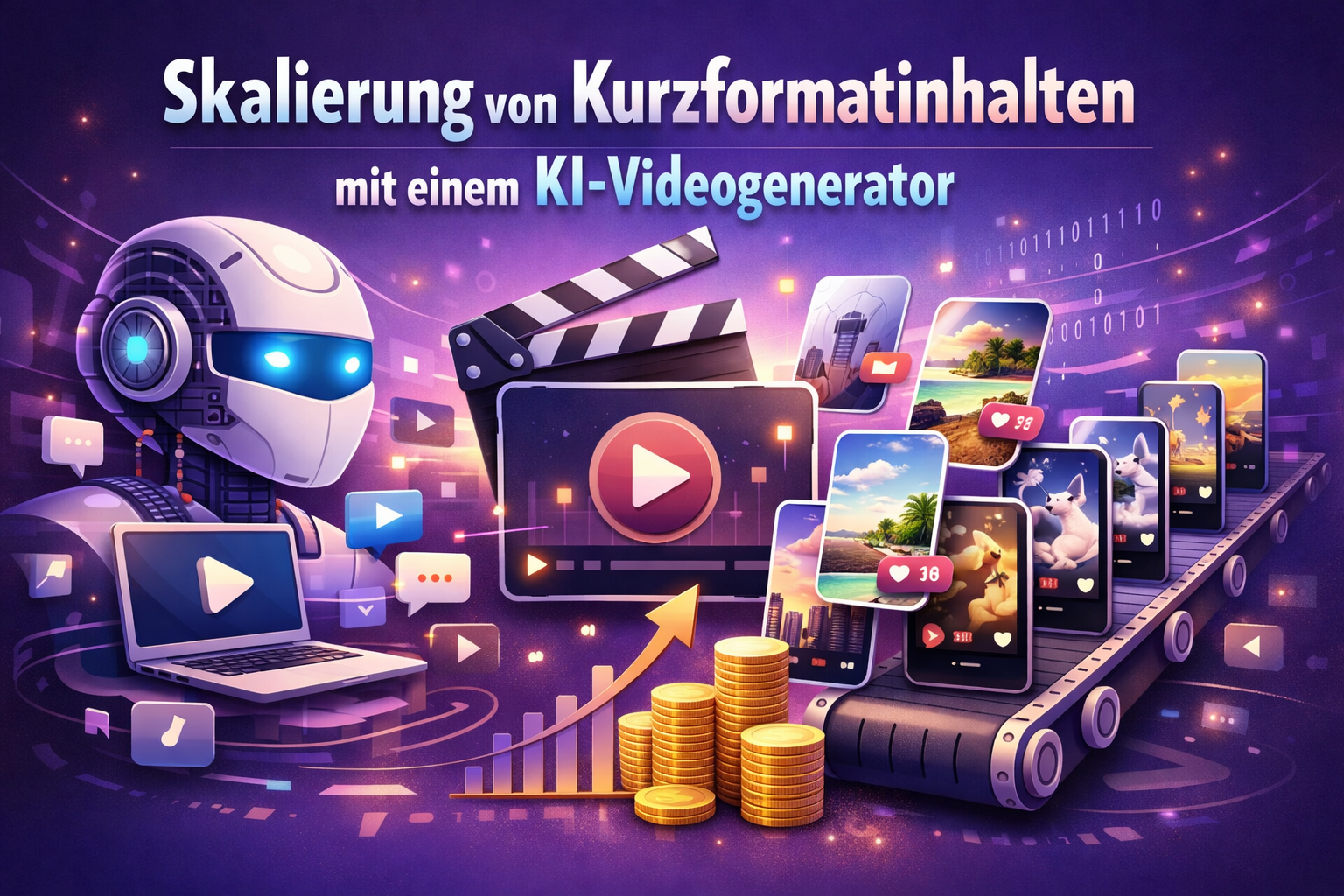 Skalierung von Kurzformatinhalten mit einem KI-Videogenerator