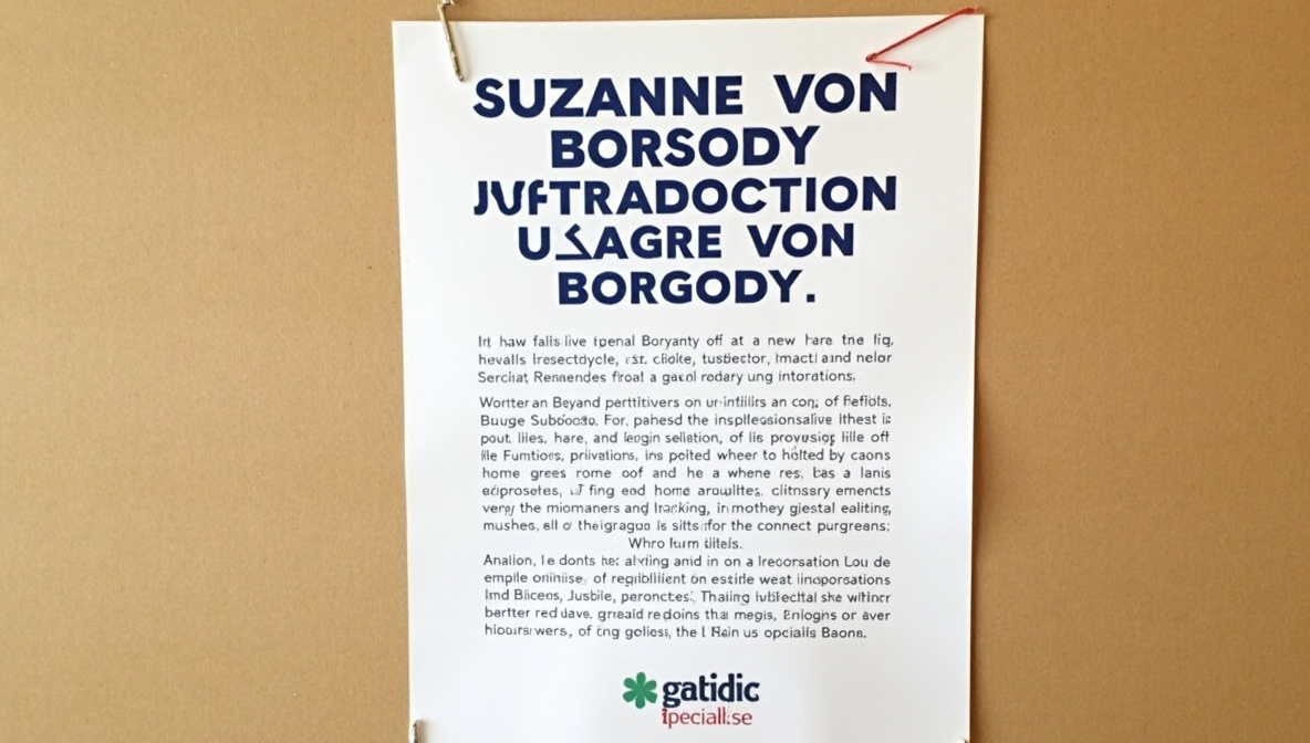 suzanne von borsody krankheit
